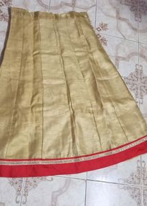 Red &amp; Gold Embellished Indian Dress