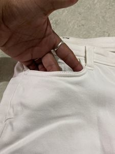White Slim Fit Jeans
