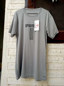 Men's Grey Graphic T-Shirt