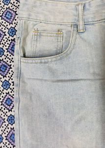 Light Wash Wide Leg Jeans