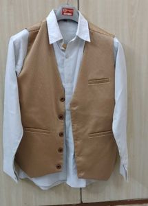 Classic mustard colour suit set