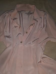 Satin Crop Shirt