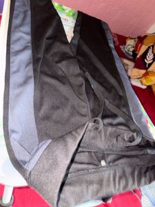 Gym Black Leggings with Side Stripe