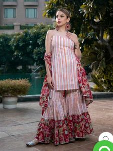 Floral Gota Sharara Set