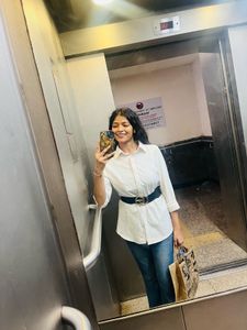 White Shirt with Belt