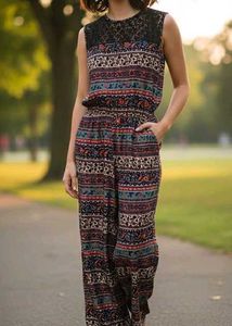 Printed Women's Jumpsuit