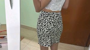 Leopard Print Pencil Skirt
