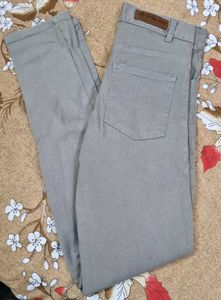 Men's Grey Casual Pants