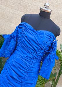 stunning blue gown