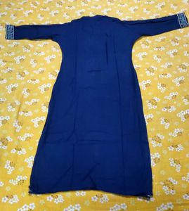 Elegant Blue Embroidered Kurta