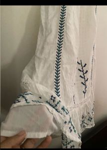 White Embroidered Maxi Dress
