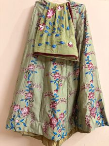 floral lehenga
