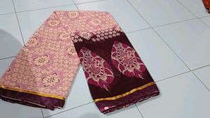 Luxurious Printed Saree With Unstitched Blouse