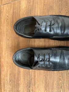 Classic Black Leather Loafers