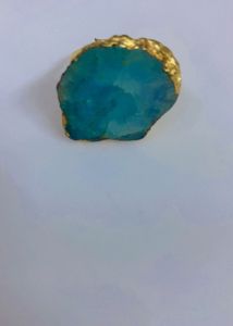 Druzy Raw Stone Statement Ring