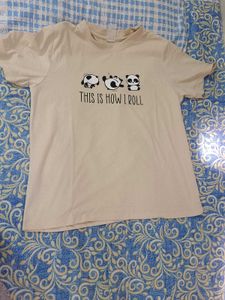 Cute Panda "This Is How I Roll" T-Shirt