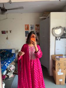 Elegant Pink Kurta Set with Dupatta