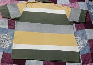 Men's Striped Polo Shirt