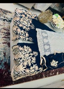 Embroidered Kurta with garara