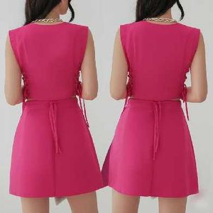 Magenta Two-Piece Outfit