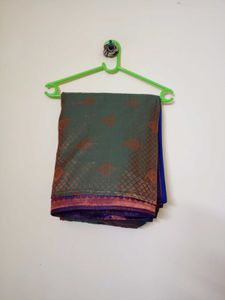 Art silk saree (dual-toned)
