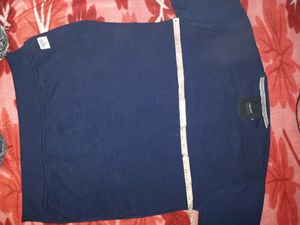 Calvin Klein Men's Navy Textured Sweatshirt
