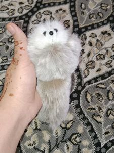 Fluffy Faux Fur Keychain