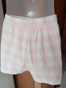 Cute Pink Gingham Skater Skirt