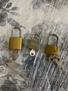 Small Lock 🔐 Key  COMBO Of 3