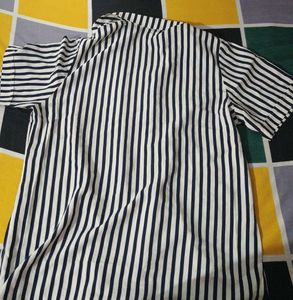 Classic Striped Button-Up Shirt