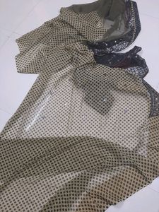 Black Party Wear Saree