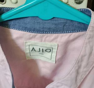 boys pink and white stripped shirt