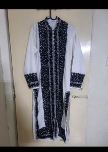 Embroidered White coord set