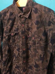 Military Printed Full Sleeve Shirt