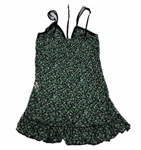 Green floral string