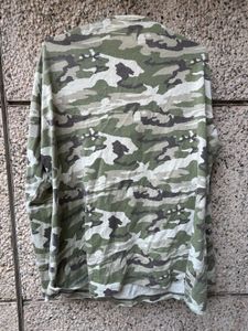 Camouflage Long Sleeve Top