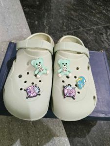 Cute Clog Shoes with Charms