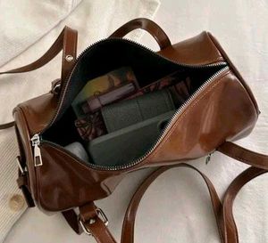 Stylish Dark Brown Shoulder Bag
