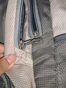 Donation Gray &amp; Blue Backpack