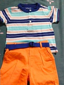 Babyoye T-shirt And Short Set 12 To 18 Months