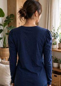 Navy Blue Graphic T-Shirt