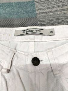 White Wide Leg Jeans