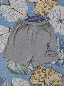 Comfy Grey Pajama Shorts