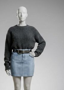 Soft Denim Mini Skirt : 36 size