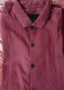 Maroon Casual Shirt