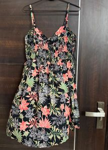 Tropical Print Sundress