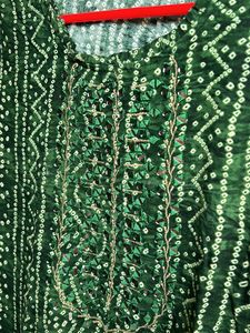 Bandhani Kurtha