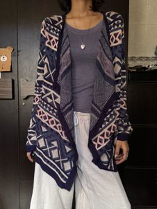 Open front knit cardigan