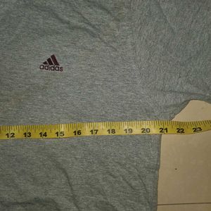 Authentic Adidas Grey Polo T-Shirt Men's