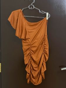 Shein Chic Ruched Mini Dress